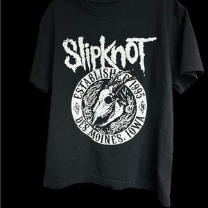 Slipknot Black Graphic Tee - Men's Short Sleeve